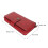 Large Capacity RFID Blocking Leather Wallet with Removable Wrist Strap, Wine Red 2