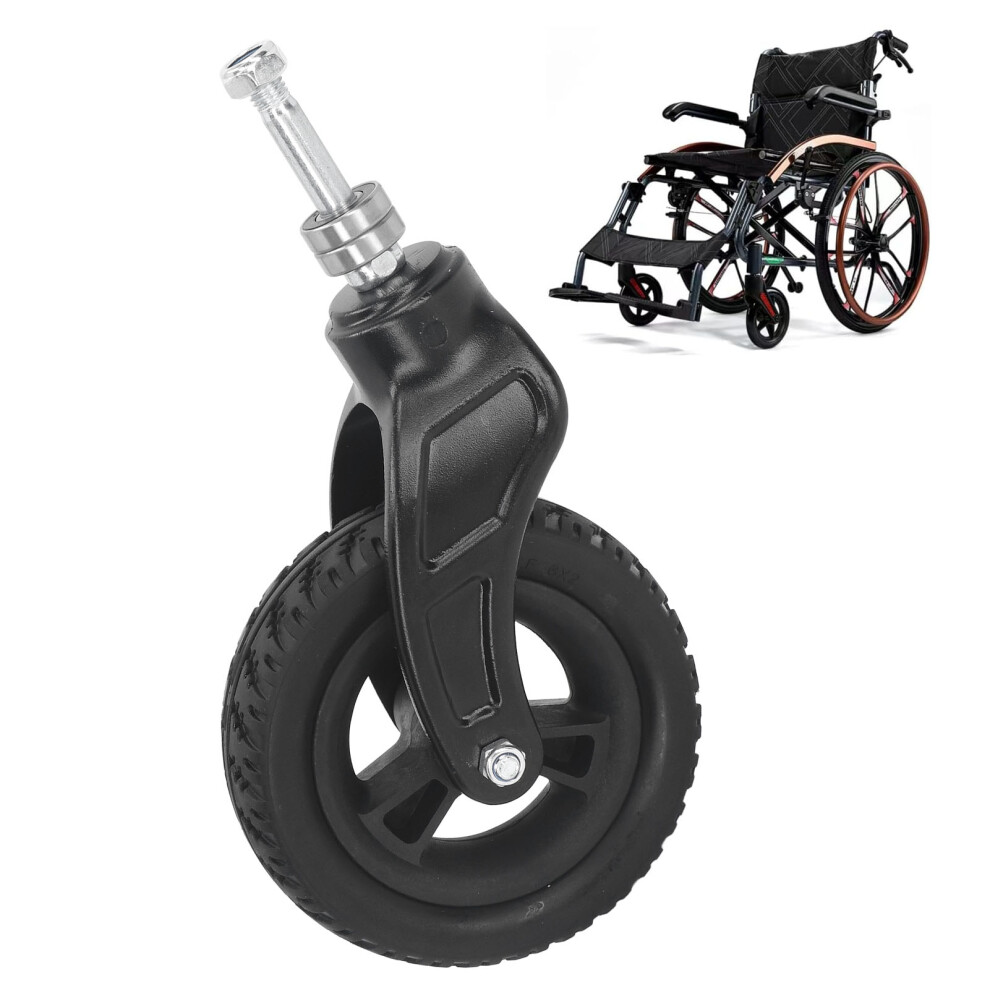 6in Wheelchair Tire Universal PU PVC Steel Wheel Castor for Mobility