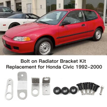 Bolt-on Radiatorhalterungskit für Honda Civic 1992-2000 Edelstahl