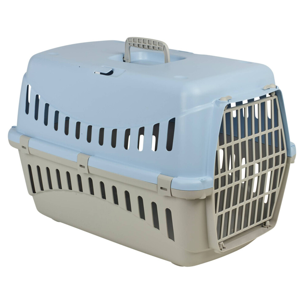 Urbnliving (Large, Pastel ) Pet Travel Carrier Dog Cat Puppy Crate Kennel Transport Portable Bag Car Box Blue