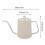 Control Pour Over Coffee with 350ml White Stainless Steel Kettle 2