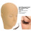 Eyelash Extension Mannequin Head 3-Layer Silicone Practice Doll 24x15cm 6