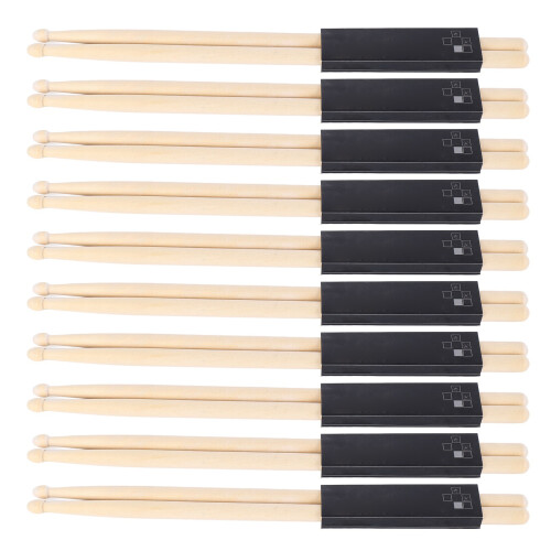 10 Pairs 7A Maple Wood Drum Mallets - Replacement 1
