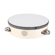 Holz-Kinderpercussioninstrument 6-Zoll Tamburin mit Glöckchen Handglocke