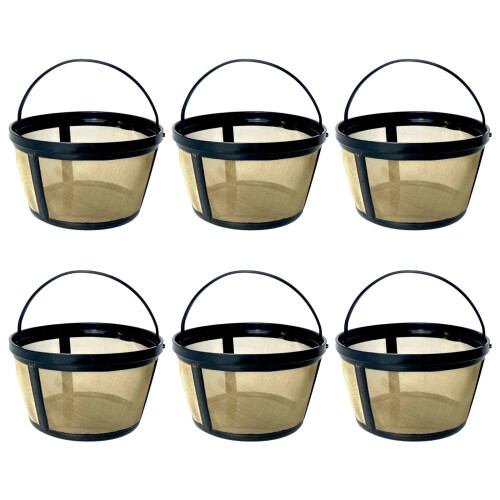 Pack of 6 Universal Coffee Machine Filter Basket for 6~8 Cup