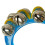 Band Wrist Bell, Hand/Ankle Jingle, Plastic, Blue 9