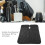 Großer schwarzer Nylon-Polyester-Friseurumhang 3