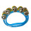 Band Wrist Bell, Hand/Ankle Jingle, Plastic, Blue 1