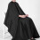 Großer schwarzer Nylon-Polyester-Friseurumhang 4