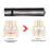 Adjustable Sciatica Belt for Women, Pelvis Stabilization, 140CM Black 6