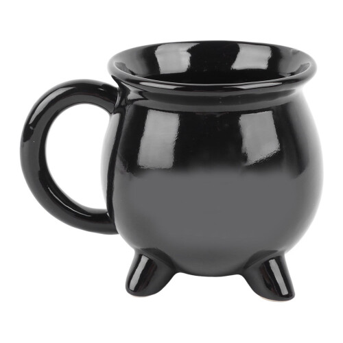 Hexenkessel-Becher 300 ml schwarze Keramik 1