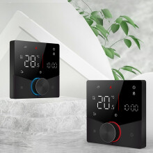 Digitaler Thermostat mit Drehregler und Farb-LCD für Sauna/Bodenheizung