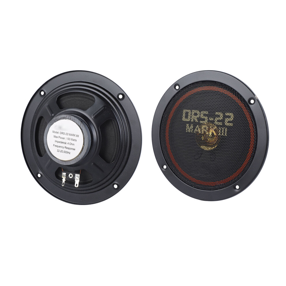 6In Car Coaxial Speaker Set Alloy High Fidelity Stereo Bass Tweeters 4121369292854