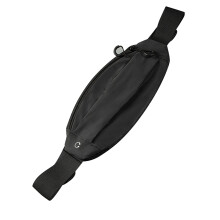 Reflektive wasserdichte Sport-Tasche für die Taille, kleine Handy-Gürteltasche fürs Laufen in Schwarz