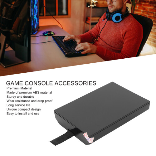 Disco rigido interno da 250GB per Xbox 360 Slim Nero, memoria portatile sottile 2