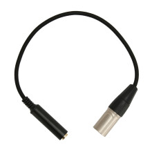 Impedanzangepasster XLR-Stecker für Smartphone-Mikrofon-Setups, Stereo-Audio-Adapterkabel mit rauschfreier Leistung, kompatibel mit