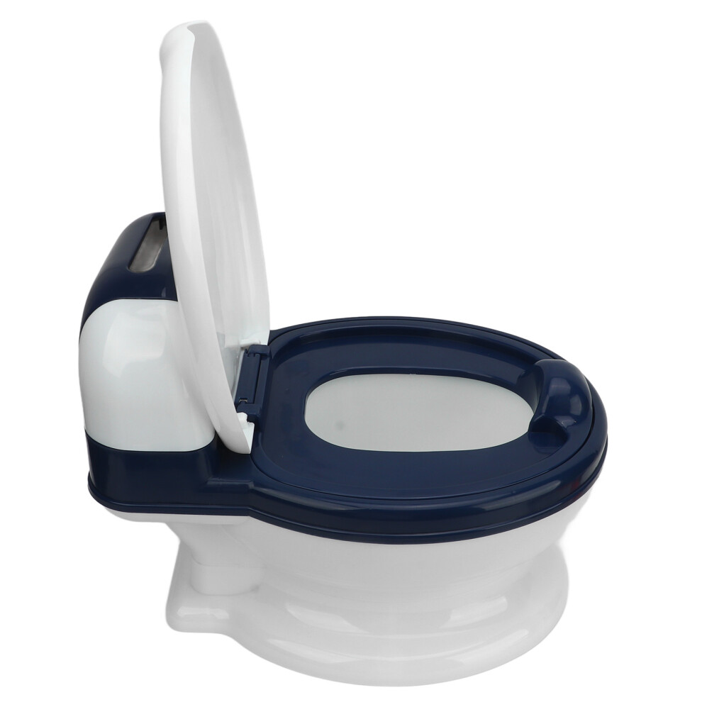 Multifunctional Baby Toilet Safe PP Material Easy Clean Blue White