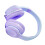 Cuffia Wireless Gaming Gradient BT5.2, Imbottiture Morbide, Luci Colorate, Viola 12