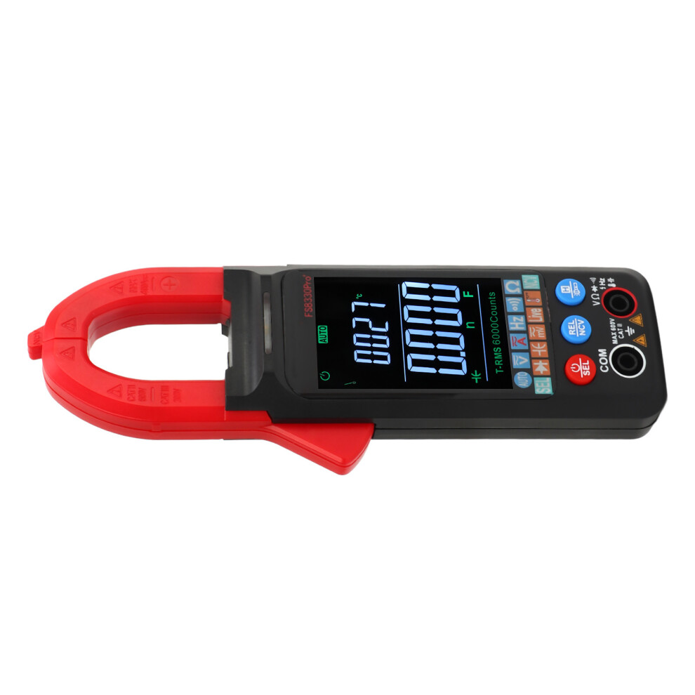 Digital Clamp Meter Fs8330pro+ Ac/Dc Current & Voltage Tester, 6000 Counts 7651369294567