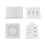 Kerzenhalter Silikonform 3D Haus- Siebenteiliges Set 6