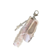 Chic Ballet Shoe Bag Keychain Pendant Phone Charm-Lobster clasp