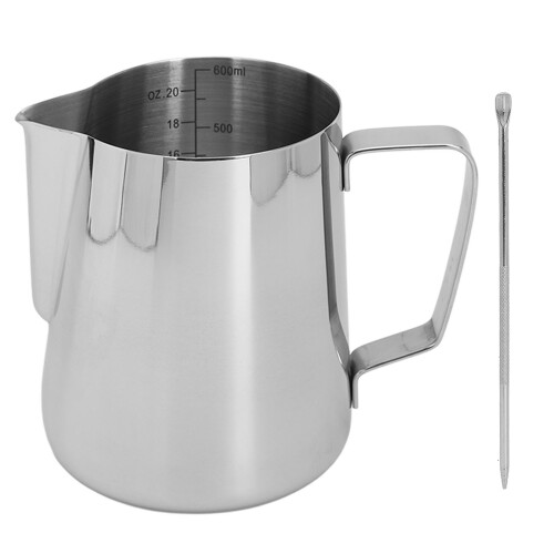 Milchaufschäumer-Kännchen 600 ml Glanz-Silber 2
