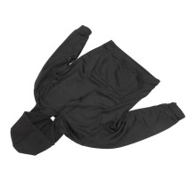 Schwarzer Kapuzenpullover für Männer, XL, Baumwolle, Langarm, Pullover mit Tasche