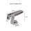 Mini-Kamera Top Handle Grip mit Cold Shoe & ARRI-Loch, Grau 2