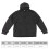 Schwarzer Kapuzenpullover für Männer, XL, Baumwolle, Langarm, Pullover mit Tasche 2