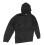 Schwarzer Kapuzenpullover für Männer, XL, Baumwolle, Langarm, Pullover mit Tasche 6