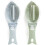 Restaurant Grade Fish Scaler, ABS Material Ergonomic Handle Tool for Quick Fish Scale Removal (Set Includes Two) 1