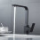 Ceramic Valve Faucet, Hot and Cold Water Control, Brass Materials with Single Handle 1