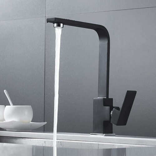 Ceramic Valve Faucet, Hot and Cold Water Control, Brass Materials with Single Handle