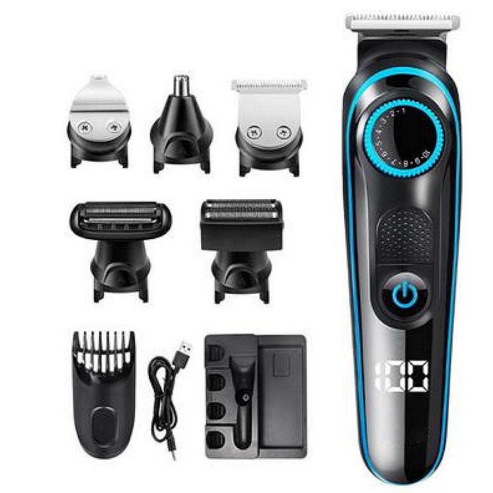 Electric Haircut Set for Men, Precision Hair Clipper with Rechargeable Hair Clippers, Powerful Motor Ensures Smooth and Efficient Hair Cutting