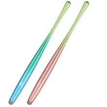 Schlanke Touchscreen-Stifte mit Faserspitze und Aluminiumlegierung für iPhone, iPad und Tablets (2er-Pack)