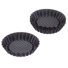 Moules à mini-quiches, moules à tartelettes aux œufs antiadhésifs en acier au carbone pour une cuisson croustillante et parfaite, outils de