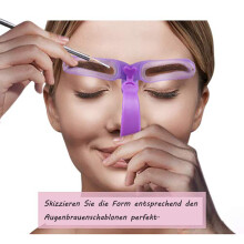 Designer de Sobrancelhas, Ferramentas Laváveis e Reutilizáveis para Sobrancelhas, Cabos Fáceis de Usar para Ajuste, Pinça de Aço Inoxidável e