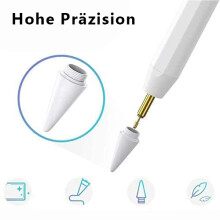 Snel oplaadbare styluspen voor iPad 2018-2024, actieve pen met aanraakschakelaar en nauwkeurige en soepele bediening voor iPad Pro 11", 12,9", M4,
