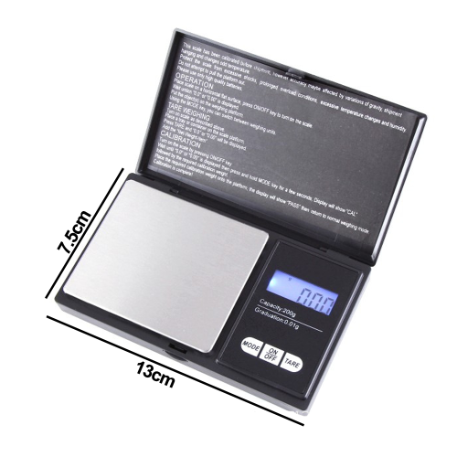 Digital Scale for Precise Weighing, Portable Scale with Protective Flip Cover for Multi Functional Use 1