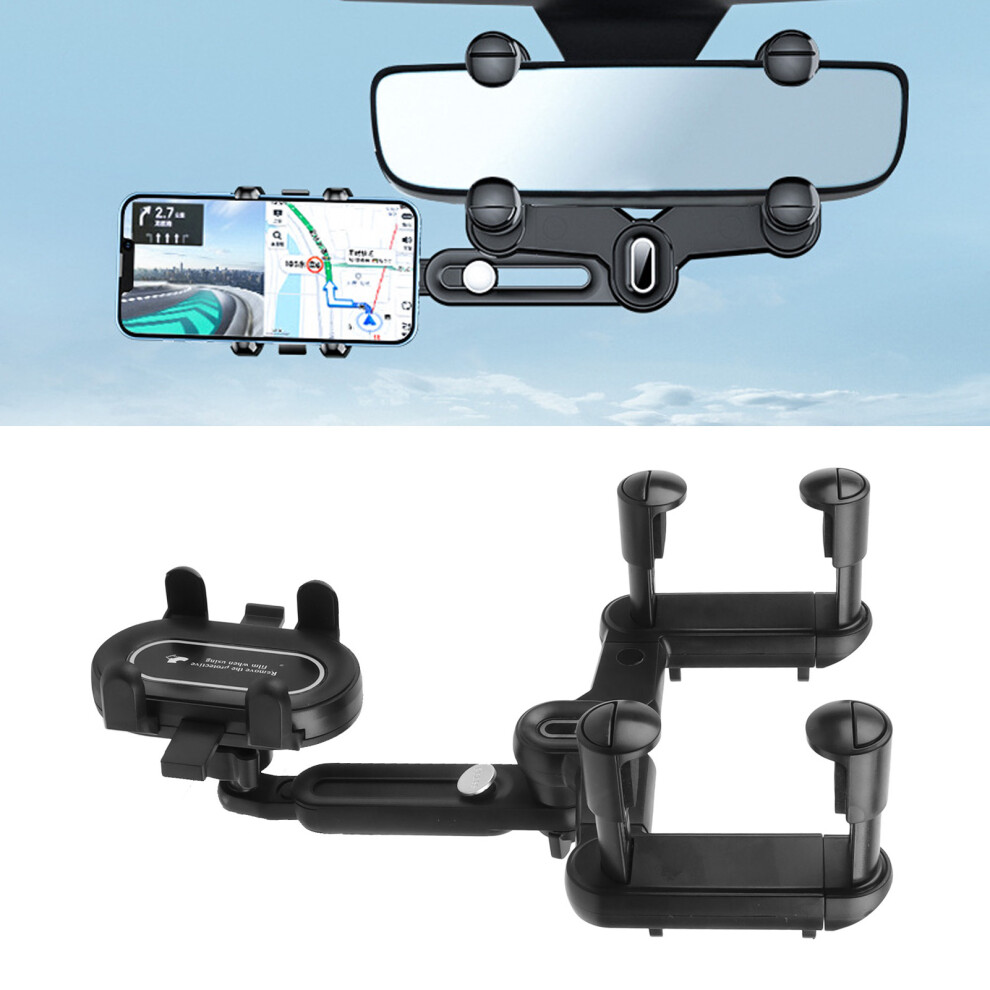 Rearview Mirror Phone Mount Abs Support For Gps Navigation & Recorder 9401375450369