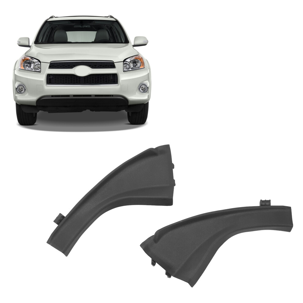 Front Wiper Side Cowl Seal Cover Trim For Rav4 Right/Left Black 9361369300431