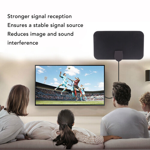 4K 1080p Indoor TV Antenna Long Range ABS 2