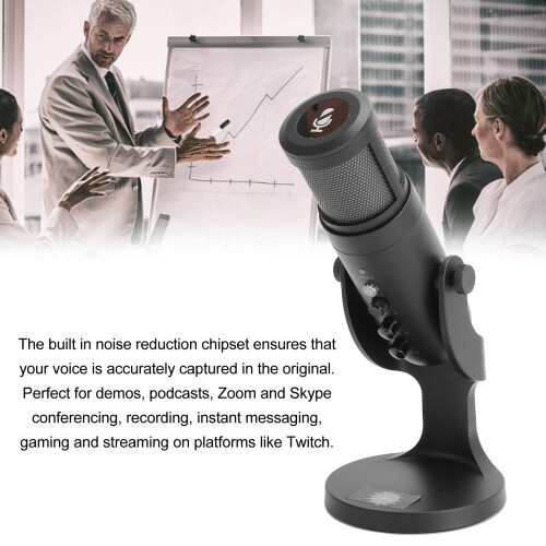 USB Condenser Microphone for Streaming & Conferencing, Heart-Shaped Pickup 2