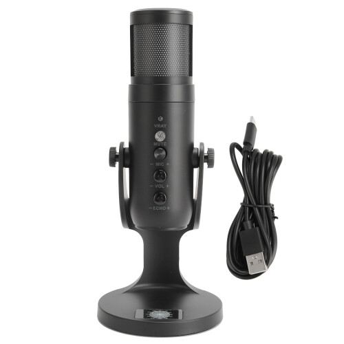 USB Condenser Microphone for Streaming & Conferencing, Heart-Shaped Pickup 1