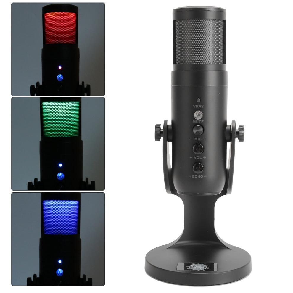 Usb Condenser Microphone For Streaming & Skype – Metal, Heart-Shaped Pickup 4661369300277