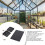 20W Solarventilator-Kit mit Ein/Aus-Schalter für Gewächshäuser & Tierzimmer 4