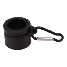 2 Pcs Aluminum Alloy Flag Pole Rings G3/4 360 Rotation Black
