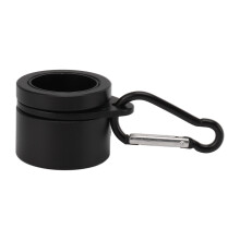 2 Pcs G3/4 Aluminum Flag Pole Rings 360 Rotating Black Clip Kit