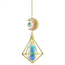 Criador de Arco-Íris de Cristal para Decoração de Casa, Material de Alta Qualidade: O Cristal K9 com Corte Prismático garante Reflexos de Luz
