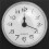 7cm Waterproof Kitchen Bathroom Shower Clock Suction Cup Sucker Wall Black 2